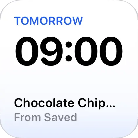 The Up Next widget in Karu.